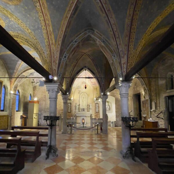 soffitti affrescati della Chiesa di Santa Lucia di Treviso