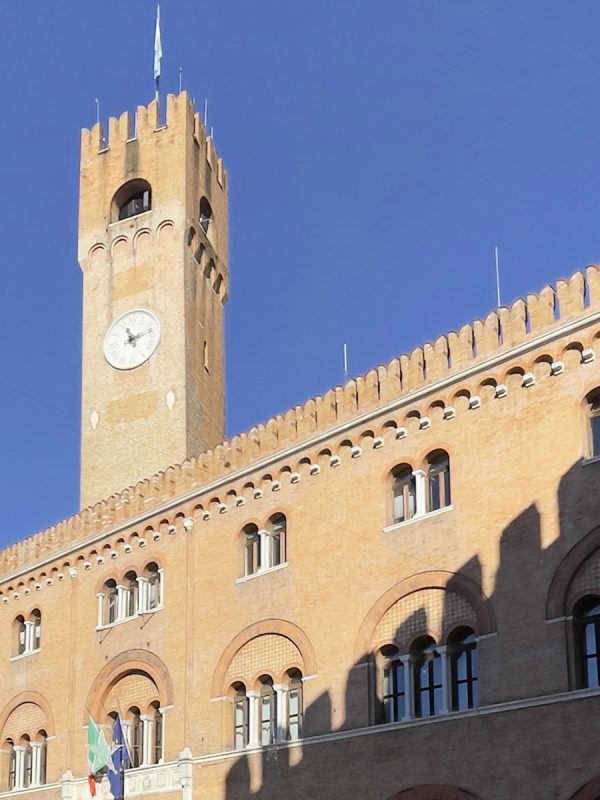 veduta di piazza dei signori a Treviso